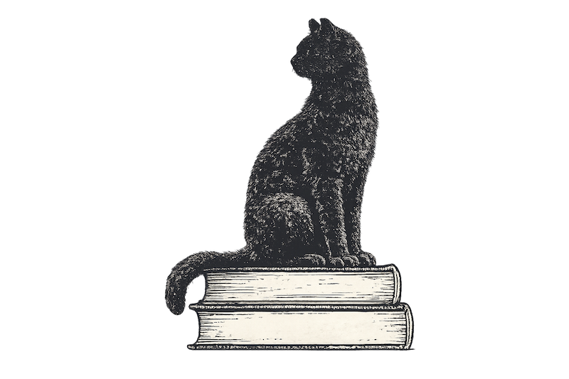 Evolution of man climbing books to The Thinker